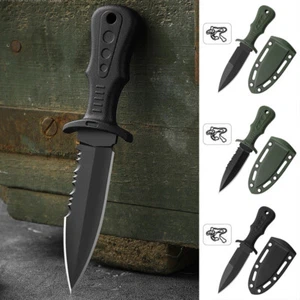 Outdoor Camping Knife Stainless Steel Fruit Knife EDC Mini Pocket Knife Necklace - Picture 1 of 17