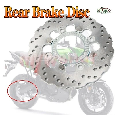 Rotores de disco de freno trasero 220 mm aptos para Kawasaki Versys KLE650 ABS 2015-2021 Foto 1 de 4