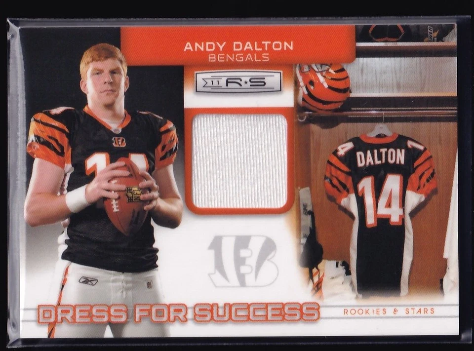 2011 Panini Rookies & Stars Andy Dalton /299 Dress for Success Jerseys Rookie RC - Image 1 of 2