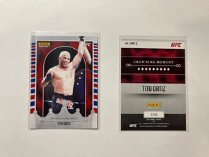 TITO ORTIZ 2022 Panini Instant UFC Crowning Moment 1/700 Club Card #CM12 - Picture 1 of 4