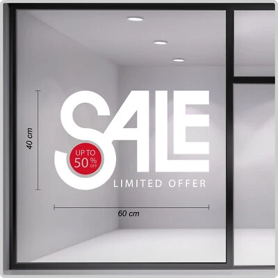 AVERY vetrofanie vetrofania vetrine adesivi prespaziati saldi inverno b0032