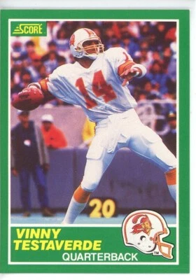 1989 Score - #224 Vinny Testaverde - Image 1 of 2