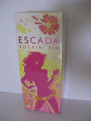 ROCKIN RIO por ESCADA 3.4/3.3 oz 100 ml EDT SPRAY SELLADO FÓRMULA CLÁSICA ORIGINAL Foto 1 de 4
