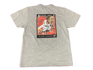Allen Iverson NBA Philadelphia Sixers 76ers Reebok Vintage Tee T Shirt Size XL - Picture 1 of 16