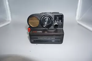 Sonar Polaroid fotocamera nero one step istantanea include cinghia testata - Foto 1 di 3