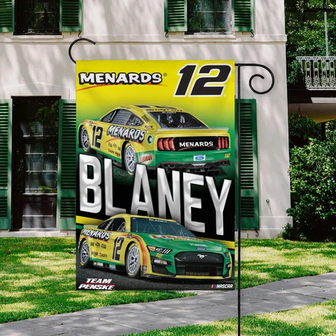 Ryan Blaney #12 Home Decor Double-Sided Garden Flag For Fan Racing Cover