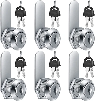 6Universal Craftsman Tool Box Lock Chest Key Storage Truck Safe Cylinder Cabinet