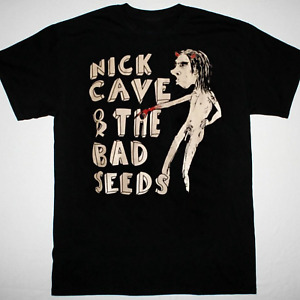 Vintage Nick Cave and the Bad Seeds Men T-shirt Black Tee All Sizes S-4Xl JJ1108