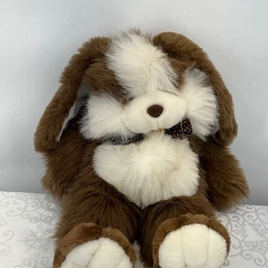 Heritage Collection Plush Brown & White Bunny Stuffed Animal - Picture 1 of 6