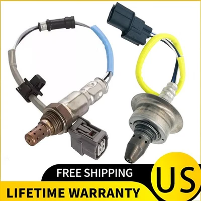 Sensor de oxígeno O2 2 piezas para Honda CR-V 2,4 L L4 2014 36531RX0A01 36532R5AA01 Foto 1 de 4