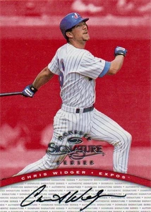 1997 Donruss Signature Series Autographs Century #134 Chris Widger RED No Serial - Bild 1 von 1