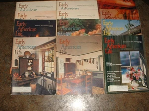 Lot of 12 Early American Life Magazines Dec. 79 - Dec. 81 (Missing Dec. 80) - Bild 1 von 1