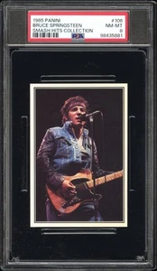 1985 Panini Smash Hits Collection #106 Bruce Springsteen - RC PSA 8 Tough Grade - Picture 1 of 1