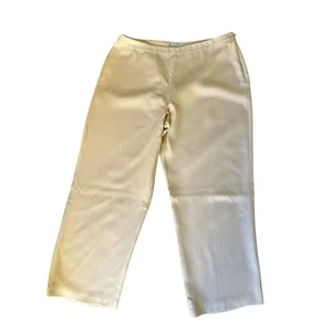 Tommy Bahama Cropped-Hose 100 % Seide beige Damengröße 10 " - Bild 1 von 9