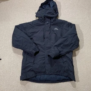 Vintage Kappa Ski Jacket Mens XXL Black *Damaged Collar* Waterproof Skiing Coat - Picture 1 of 12