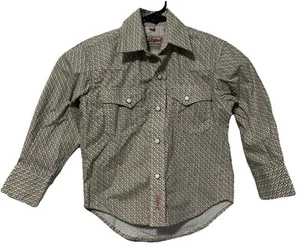 Rafter C Youth Boys Shirt Size XS Cowboy Collection Western Rodeo Pearl Snap - Picture 1 of 14