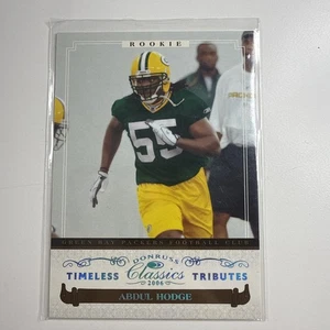 2006 Donruss Classics Abdul Hodge Blue Timeless Tributes Rookie /10 #188 - Bild 1 von 2