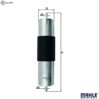 FUEL FILTER KL 473 FOR BMW X5/SAV/E53 M57D30 3.0L 6cyl X5 SAV E53 - Image 1 of 4