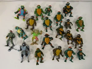 LOTE DE 21 FIGURAS DE ACCIÓN DE TORTUGAS NINJA MUTANTES ADOLESCENTES PLAYMATES DE COLECCIÓN - Imagen 1 de 18