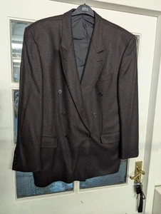 Men’s BRUNO KIRCHES Blazer Jacket Size Large Checked Pattern Great Condition - Picture 1 of 8