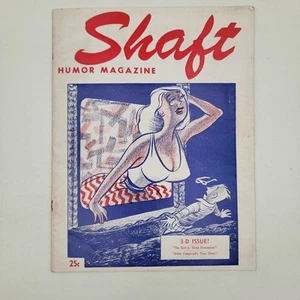 RARE Shaft Magazine~College Humor~Sept 1953 University of Illinois~The 3D Issue! - Picture 1 of 9