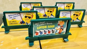 6 Billboards, O Scale / O27 / Auto/Car Promotional Signs for Trains ORIGINAL BOX - Picture 1 of 8