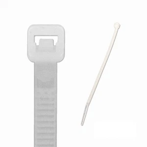 Fascetta zip filo nylon 6 pollici 40 libbre - bianco naturale lotto 300 pezzi quantità - Foto 1 di 4
