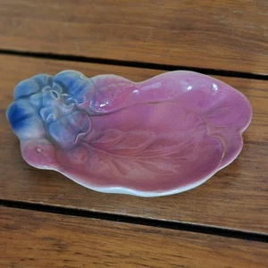 Royal Copley Rosa & Blau Kleine Hostess Servierschale 3x4,5 Zoll, Set Aus einem  - Bild 1 von 8