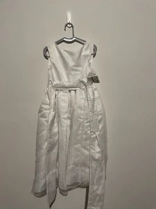 Strasburg Erstkommunion Blumenmädchen weißes Kleid Größe 6 neu mit Etikett ursprünglich 239 $ - Bild 1 von 6