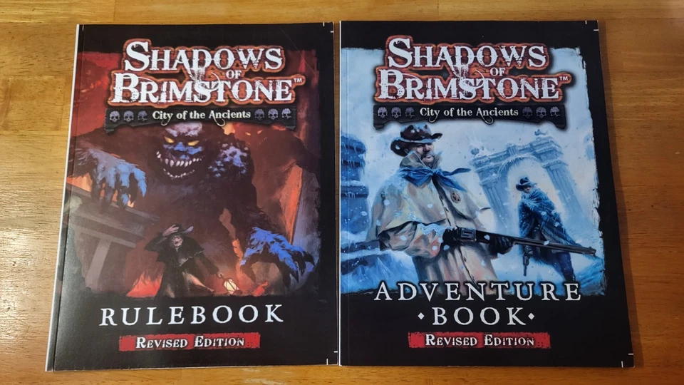 Shadows of Brimstone City of the Ancients REVISED Rulebook & Adventure Book - Image 1 of 4