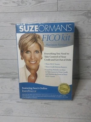 Suze Orman's FICO Kit CD-ROM, Platinum Version Credit Score Debt Tool New Sealed - Image 1 of 2