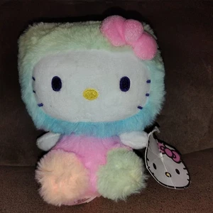 Sanrio Hello Kitty Arcobaleno Sherbet Orso Costume Vestito Peluche Peluche - 1 - Foto 1 di 12