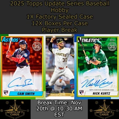 Sandy Alcantara - 2025 Topps Update Series Baseball Hobby - 1X Case BREAK #3 - Image 1 of 3