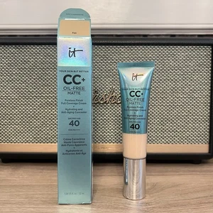 New It Cosmetics CC+ Cream Natural Matte Foundation with SPF 40 in Color #Fair - Picture 1 of 3