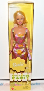 2002 SPRING TIME PARTY BARBIE DOLL LAVENDER HEELS & ROSE SUMMER FASHION DRESS - Bild 1 von 10