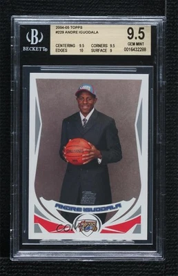 2004-05 Topps Andre Iguodala #229 BGS 9.5 GEM MINT Rookie RC - Image 1 of 2
