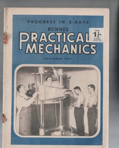MAGAZINE , PRACTICAL MECHANICS MAGAZINE pbl by NEWNES , NOVEMBER 1944 - Picture 1 of 1