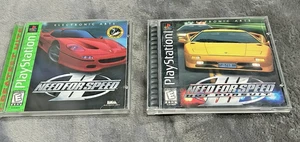 Lote de juegos Need for Speed 2 II Hot Pursuit 3 III Playstation 1 PS1 EN CAJA ORIGINAL - Imagen 1 de 9