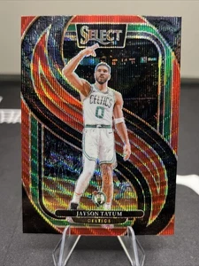 2024-2025 Panini Select - Jayson Tatum Red Wave #110 Premier Level Celtics - Bild 1 von 2