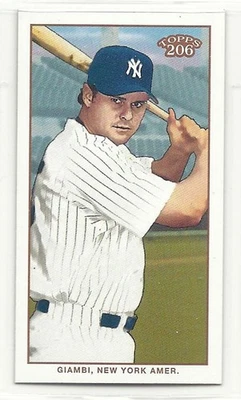 Mini Piedmont 2002 Topps 206 negro Jason Giambi blanco Jsy 204C Foto 1 de 2