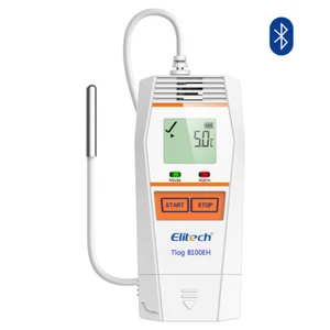 Elitech Tlog B100EH Temperature Humidity Data Logger Wireless Reusable Bluetooth - Picture 1 of 11