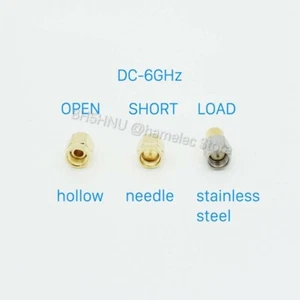 SMA LOAD OPEN SHORT 50 OHM RF Termination NanoVNA Calibration Kit DC-6GHz - Picture 1 of 3