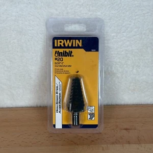 Irwin Unibit #20 High Speed Steel #10220 8 hole sizes. NEW - Picture 1 of 2