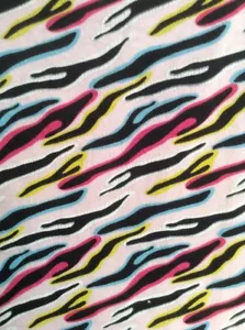 Cutie Pie Zebra Black Pink Teal Baby Girl Bodysuit 6-9 Months NEW One 1 Piece - Picture 1 of 10