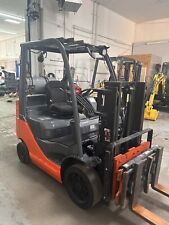 2014 Toyota 8FGCU20 LP Forklift, 4000 lbs, 80 in Max Lift Low hours .