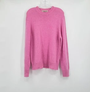 Suéter Pullover Every Other Thursday Rosa Mezcla Lana Mohair Crew Talla M - Imagen 1 de 6