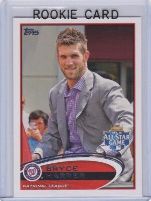BRYCE HARPER ROOKIE CARD 2012 Topps Update RARE VARIATION $$ SP RC In Suit NATS! - Image 1 of 2
