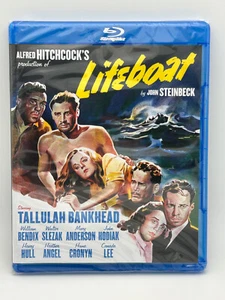 Lifeboat (1944) Blu-ray Alfred Hitchcock (dir) John Steinbeck Survival Drama NEW - Imagen 1 de 3