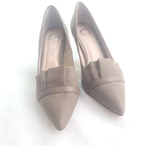 Jornee Collection Damen-Absatzschuhe taupe beige Größe 7 - Bild 1 von 10
