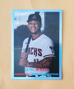 2021 Topps Archives 1957 Blue Foil /25 Ketel Marte #49 SSP 